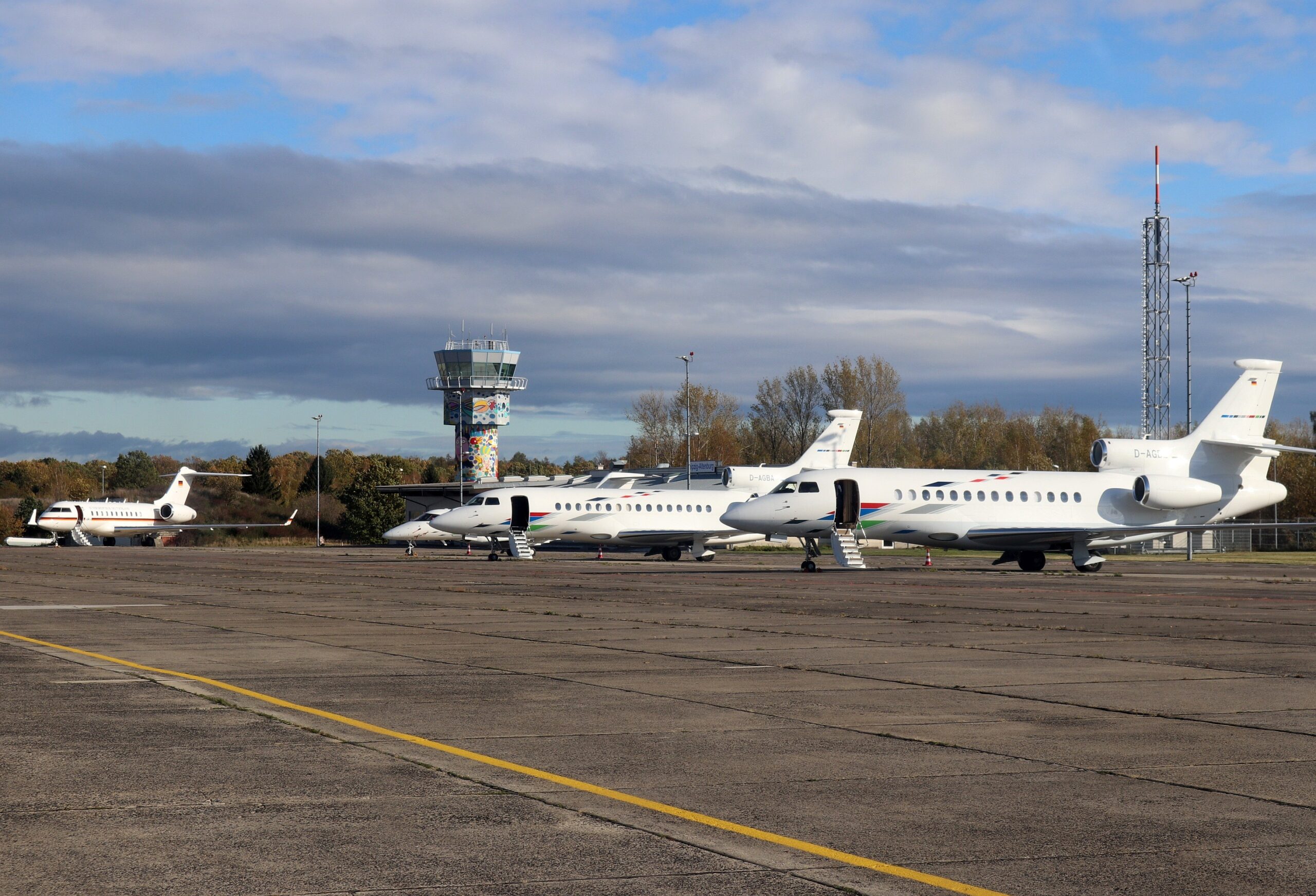 Vorfeld des Leipzig-Altenburg Airport