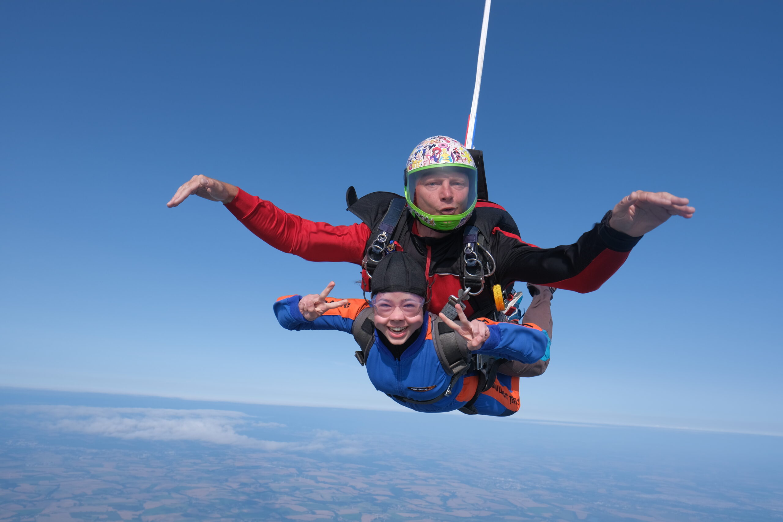 Tandem-Fallschirmsprung über Altenburg